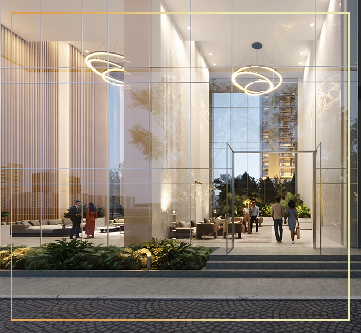 Triple Height Lobby