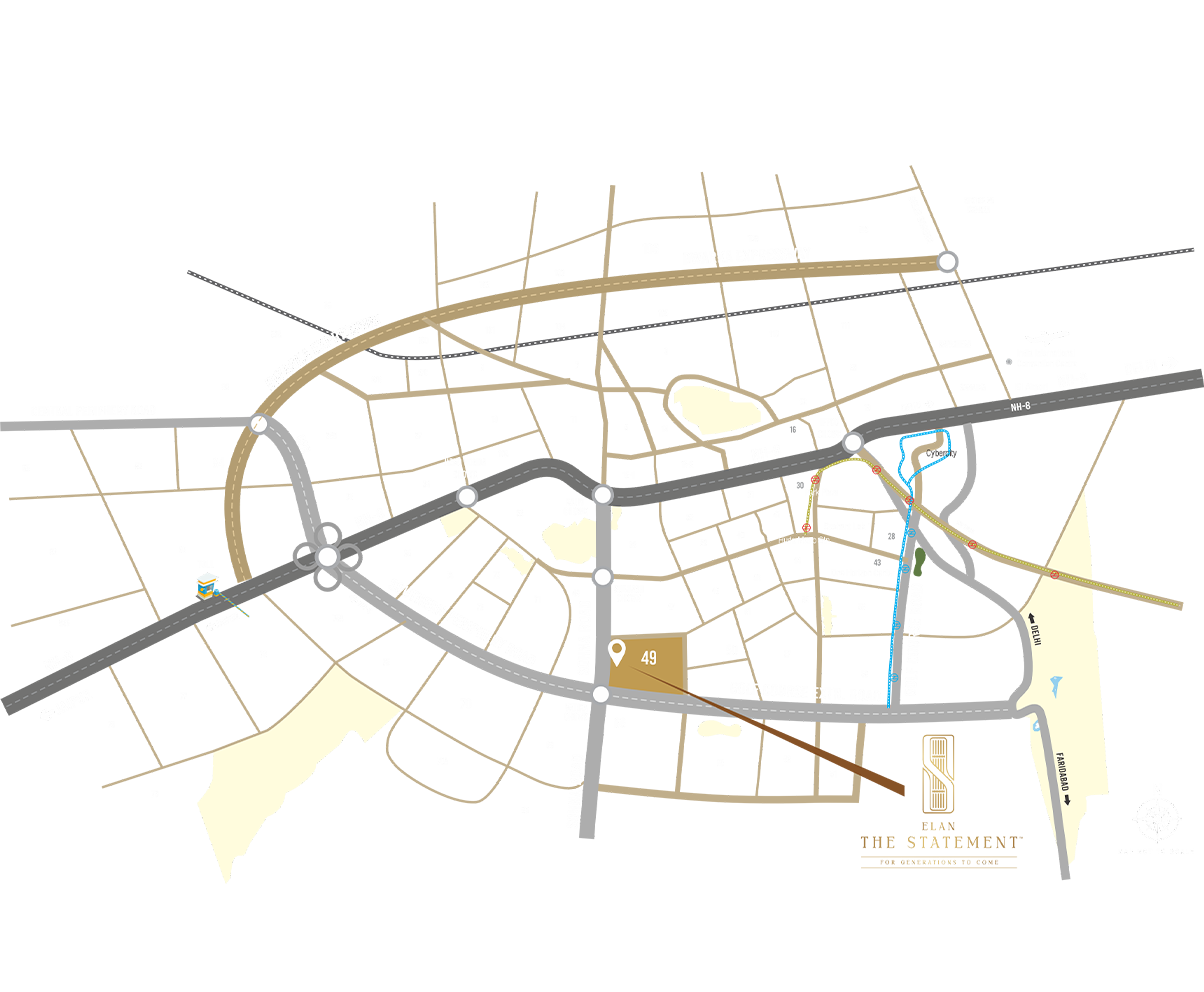 Location Map Sector 49 Gurugram