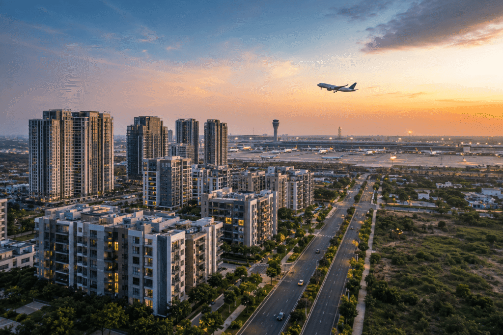 Best Areas to Buy Property Near Delhi Airport