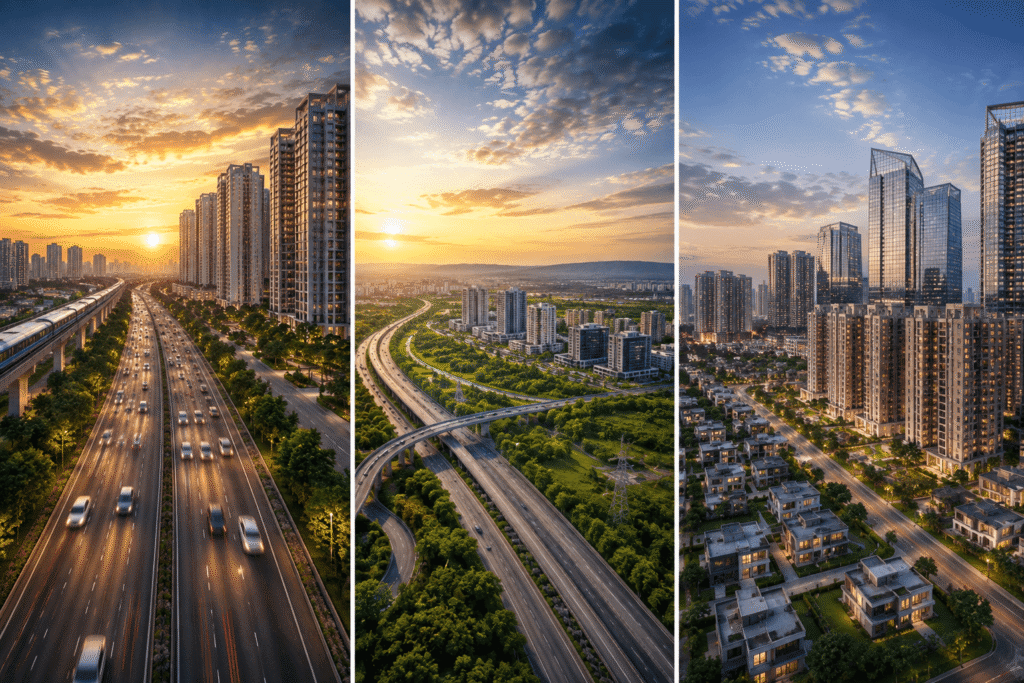 Dwarka Expressway vs SPR vs New Gurgaon