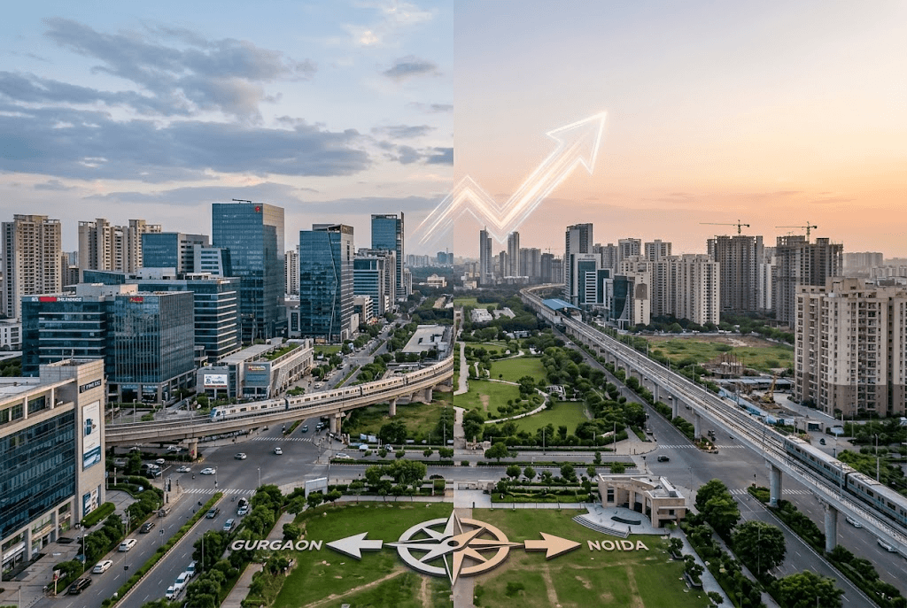 Gurgaon vs Noida: Best for Property Investment in 2026
